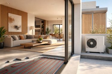 Aerotermia y suelo radiante: tecnología para climatizar viviendas con mayor confort Aerotermia y suelo radiante: tecnología para climatizar viviendas con mayor confort