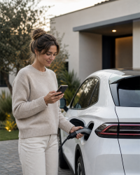 Carga inteligente para coches eléctricos: cómo ajusta la potencia y evita excesos de consumo Carga inteligente para coches eléctricos: cómo ajusta la potencia y evita excesos de consumo